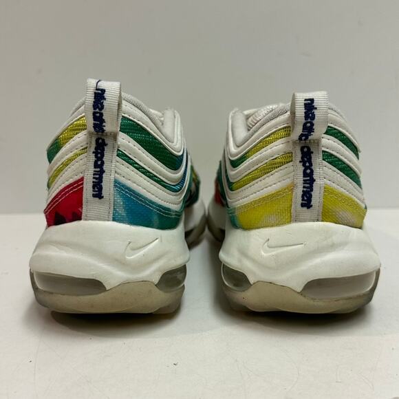 VERY GOOD Nike Air Max 97 Golf NRG ‘Tie-Dye’ Rainbow Cleats Spikes Sneakers 11 - Picture 6 of 10